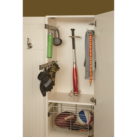 Rev-A-Shelf Rev-A-Shelf - 14 Inch Satin Nickel Pullout Belt Rack BRC-14SN